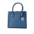 Michael Kors Mercer Teal Leather Messenger Crossbody Bag - Velora Luxury Fashion