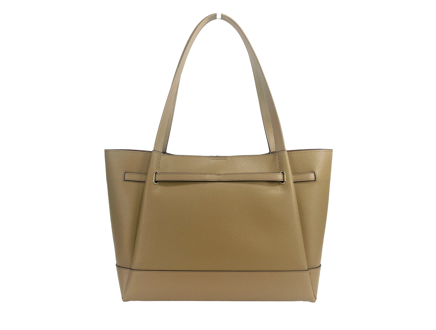 Michael Kors Reed Camel Pebbled Leather Tote - Velora Luxury Fashion