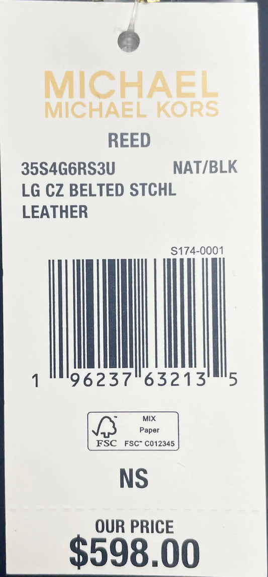 Michael Kors Reed Large Snake Skin Belted Satchel - Velora Luxury Fashion