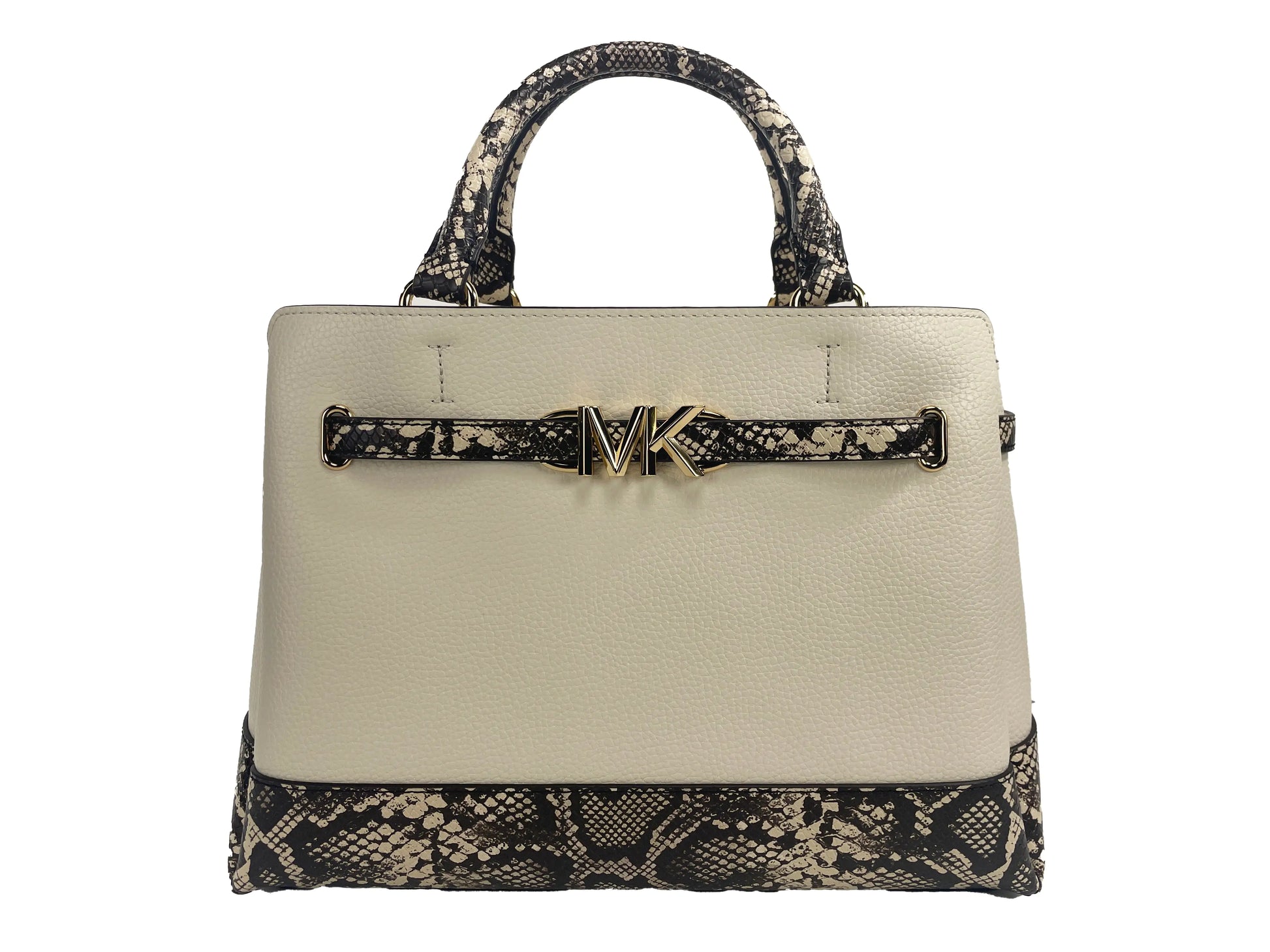 Michael Kors Reed Pebbled Leather Satchel - Velora Luxury Fashion