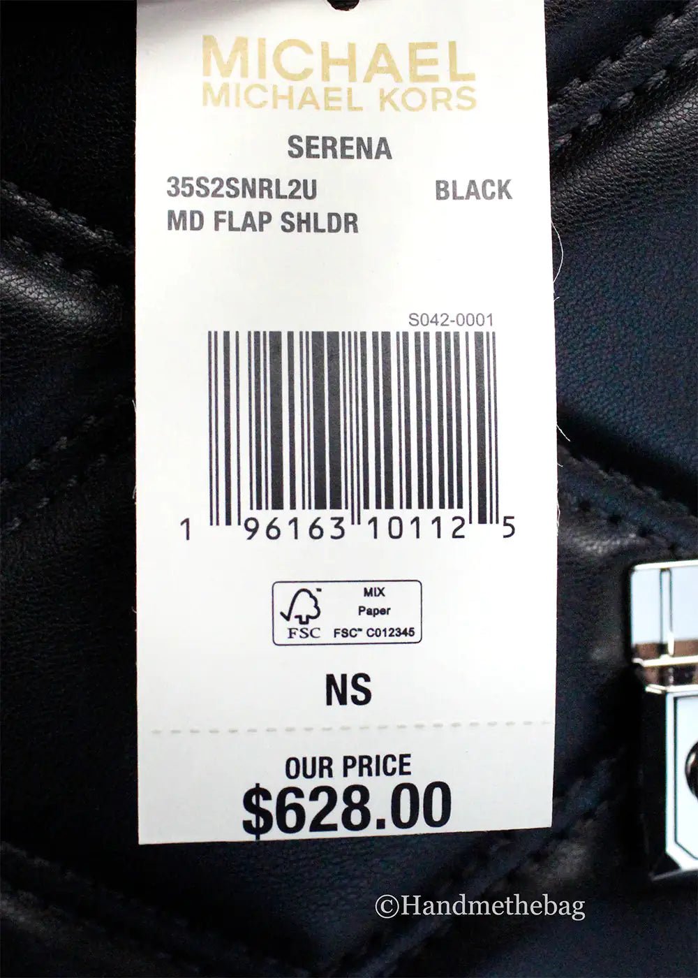 Michael Kors Serena Black Quilted Leather Shoulder Bag - Velora Luxury Fashion