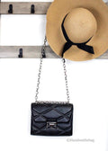 Michael Kors Serena Black Quilted Leather Shoulder Bag - Velora Luxury Fashion