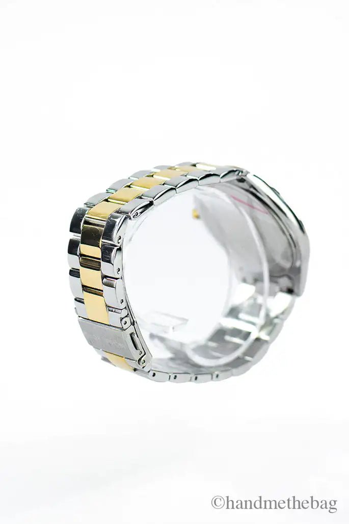 Michael Kors Slim Runway Gold Silver Toned Watch - Velora Luxury Fashion