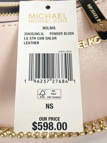 Michael Kors Wilma Large Chain Shoulder Bag - Velora Luxury Fashion