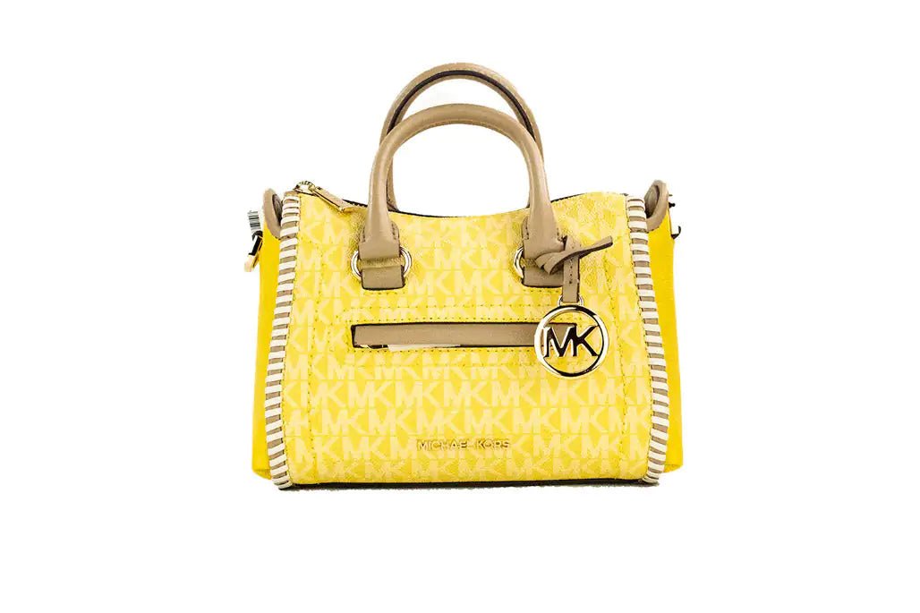 Michael Kors XS Carine Leather Satchel Crossbody - Velora Luxury Fashion