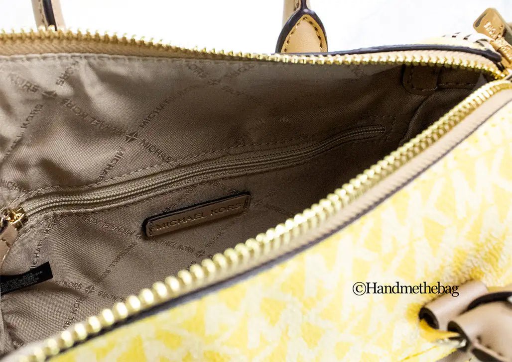 Michael Kors XS Carine Leather Satchel Crossbody - Velora Luxury Fashion