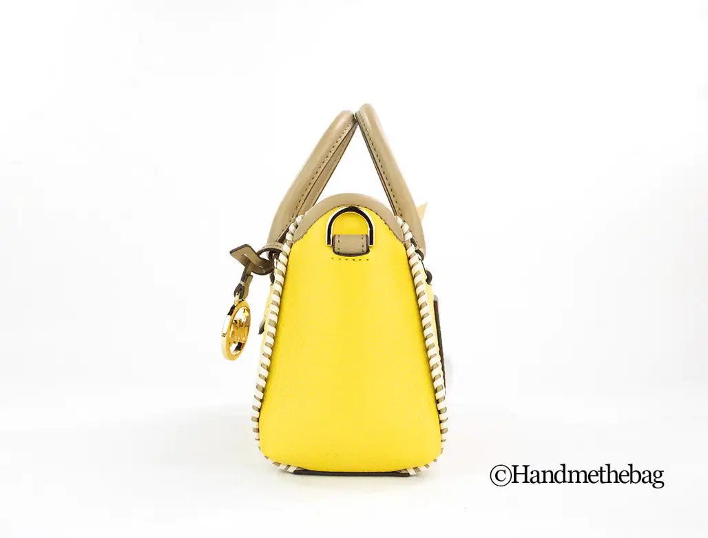 Michael Kors XS Carine Leather Satchel Crossbody - Velora Luxury Fashion