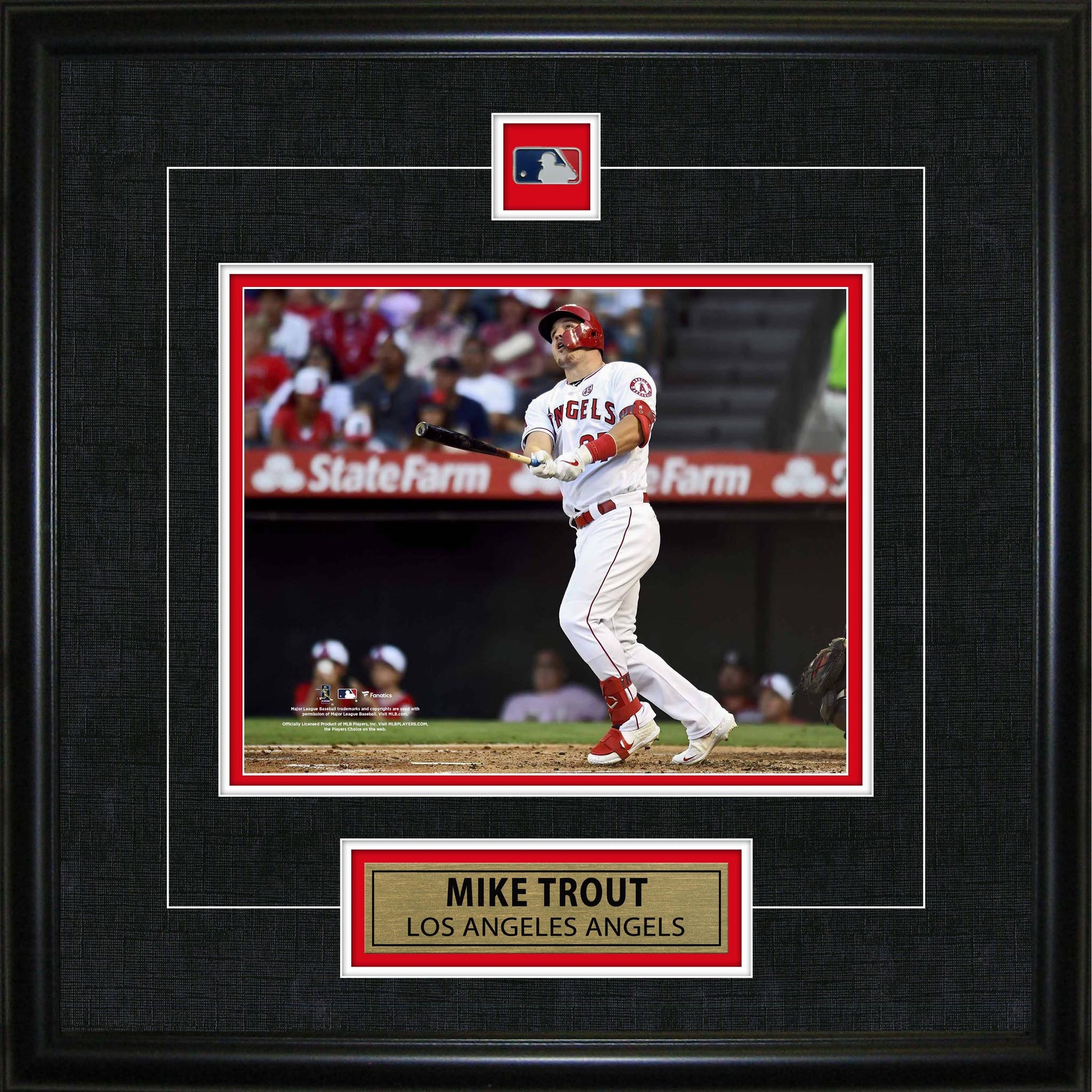 Mike Trout Framed Pin & Plate Angels - Velora Luxury Fashion