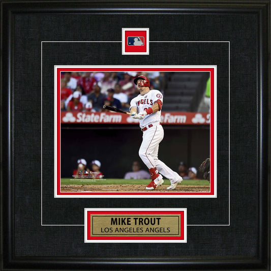 Mike Trout Framed Pin & Plate Angels - Velora Luxury Fashion