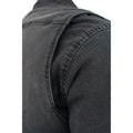 Milwaukee Leather Men's Faded Denim Armored Shirt Jacket - Velora Luxury Fashion