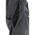 Milwaukee Leather Men's Faded Denim Armored Shirt Jacket - Velora Luxury Fashion