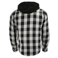 Milwaukee Leather Men's Plaid Flannel Armored Shirt Jacket - Velora Luxury Fashion