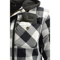 Milwaukee Leather Men's Plaid Flannel Armored Shirt Jacket - Velora Luxury Fashion