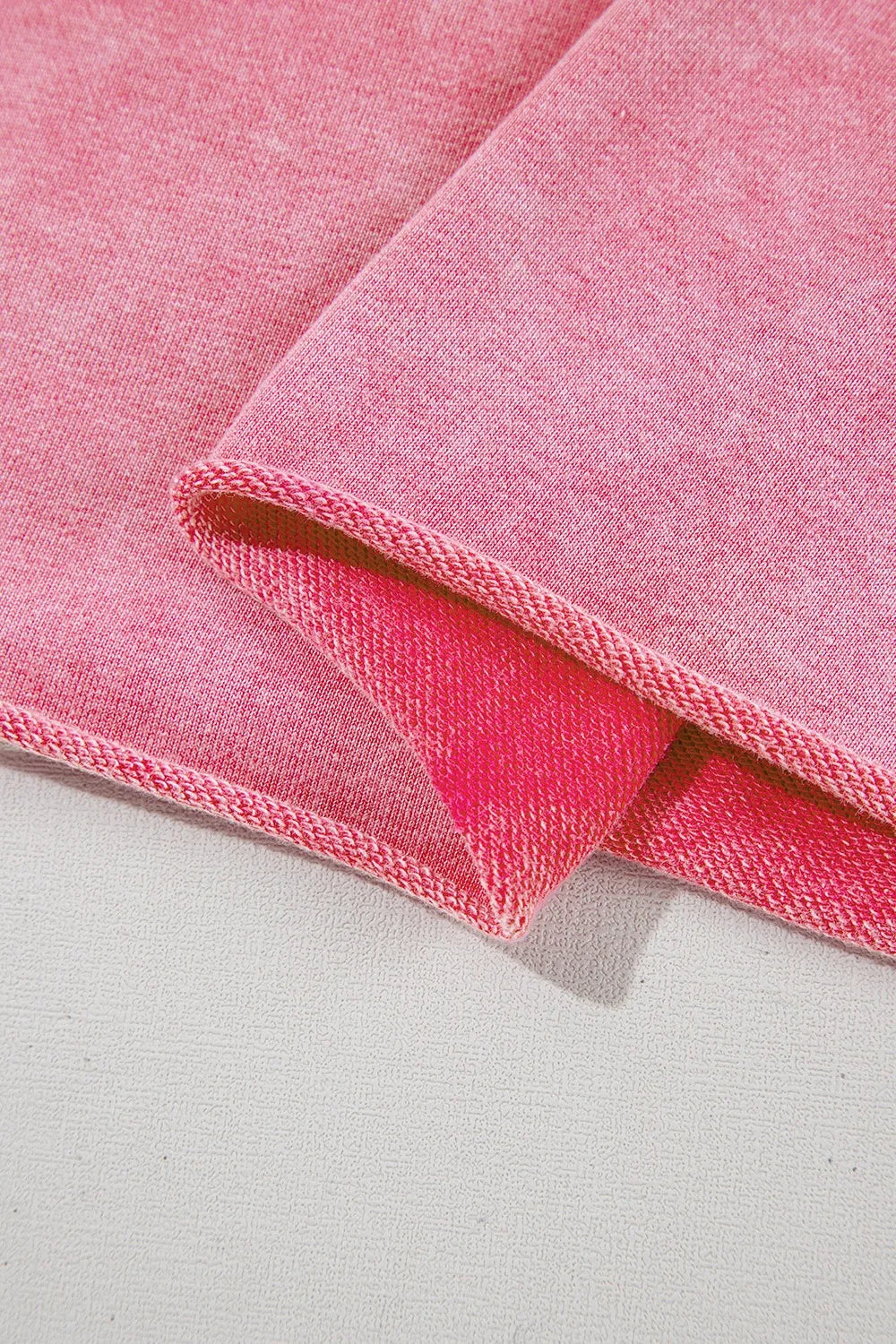 Mineral Wash Raw Edge Ruffle Mini Dress - Velora Luxury Fashion