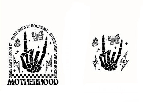 Motherhood PRE-SALE 💀 Full Zip Hoodie - Velora Luxury Fashion