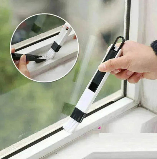 Multi purpose Groove Cleaning Brush With Dustpan Gap for Corners - Velora