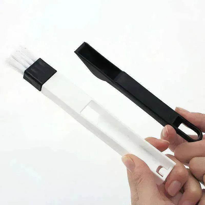 Multi purpose Groove Cleaning Brush With Dustpan Gap for Corners - Velora