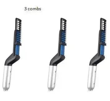 Multifunctional ABS Comb Head and Beard Hair Straightener - Velora