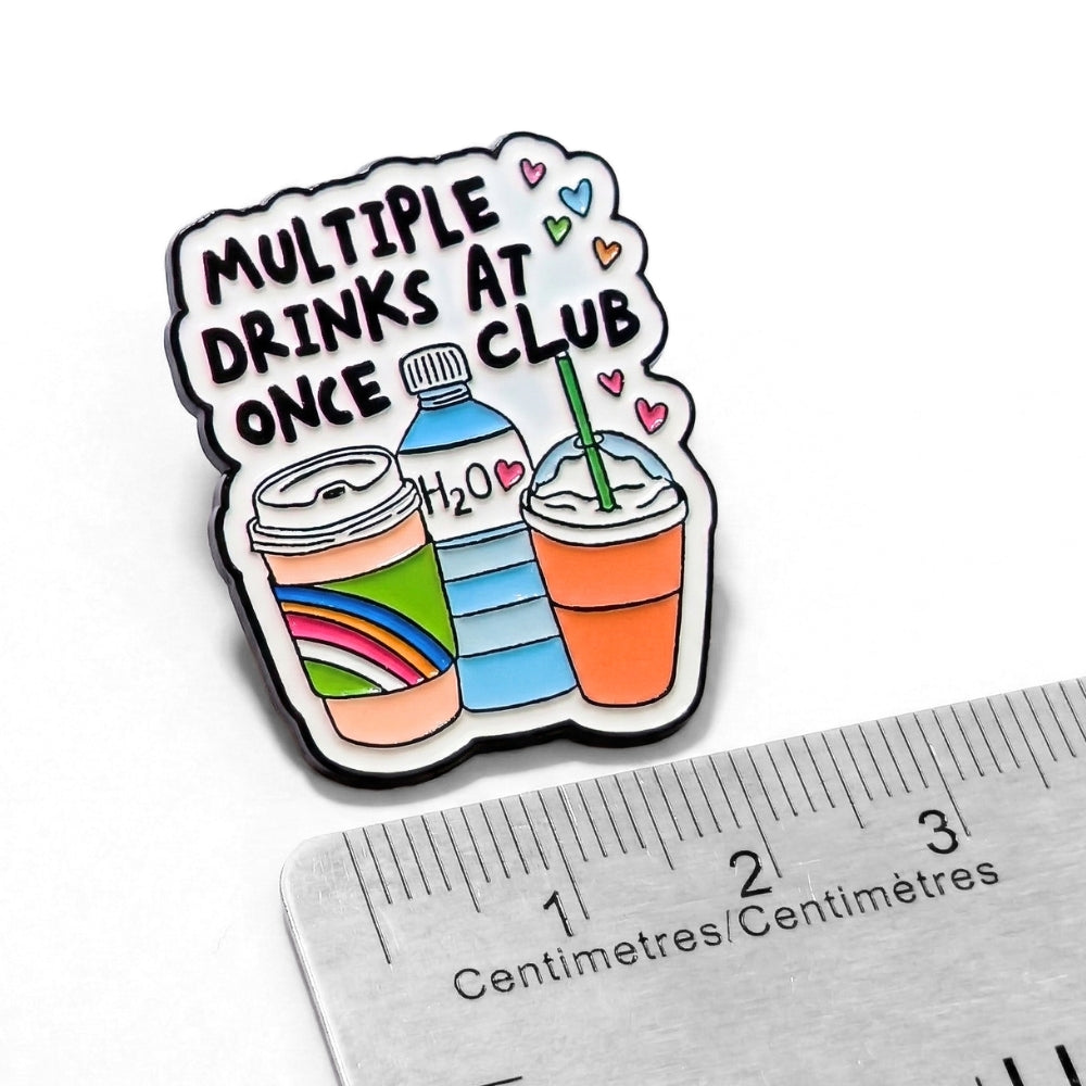 Multiple Drinks At Once Club | Collectible Pin