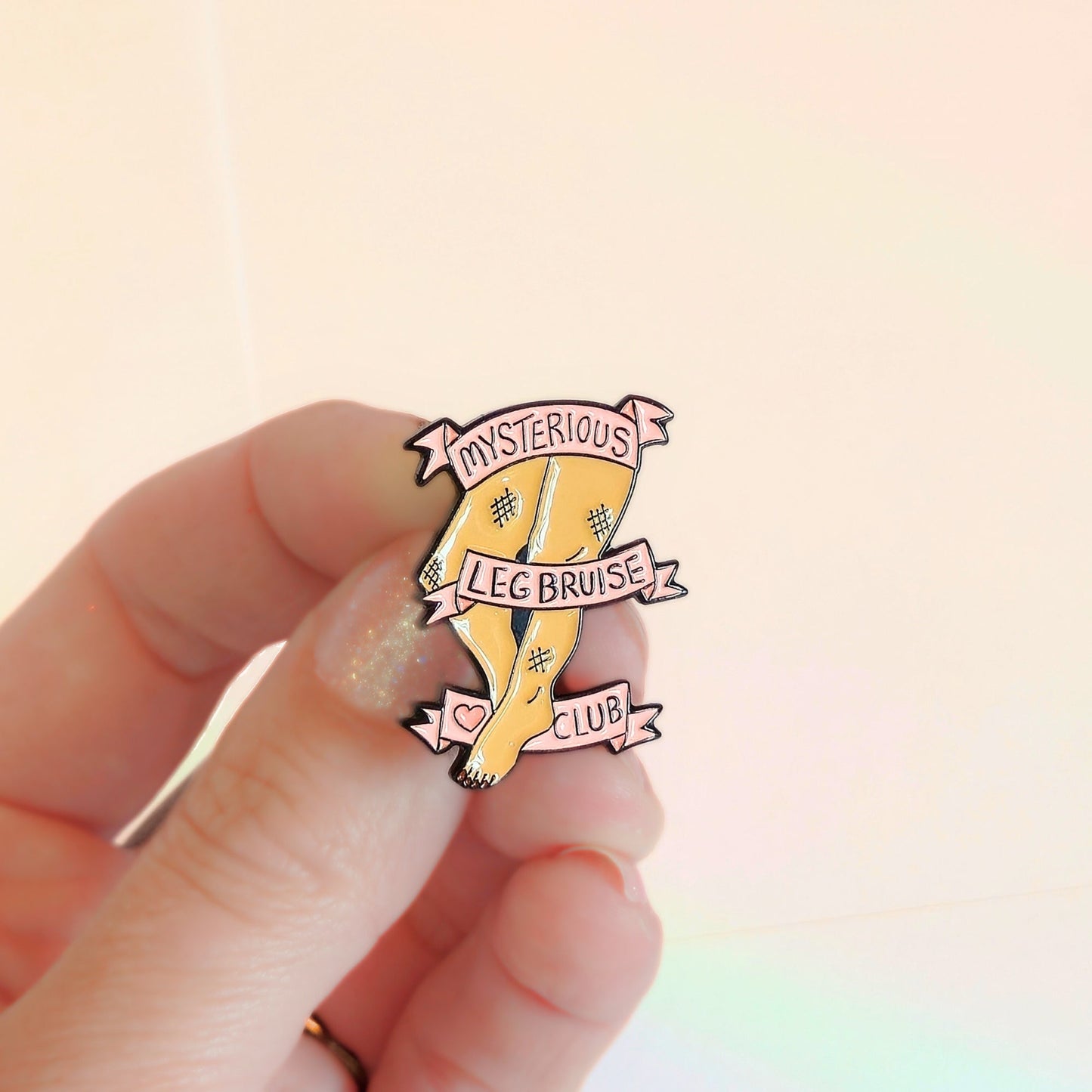 Mysterious Leg Bruise Club | Collectible Pin - Velora