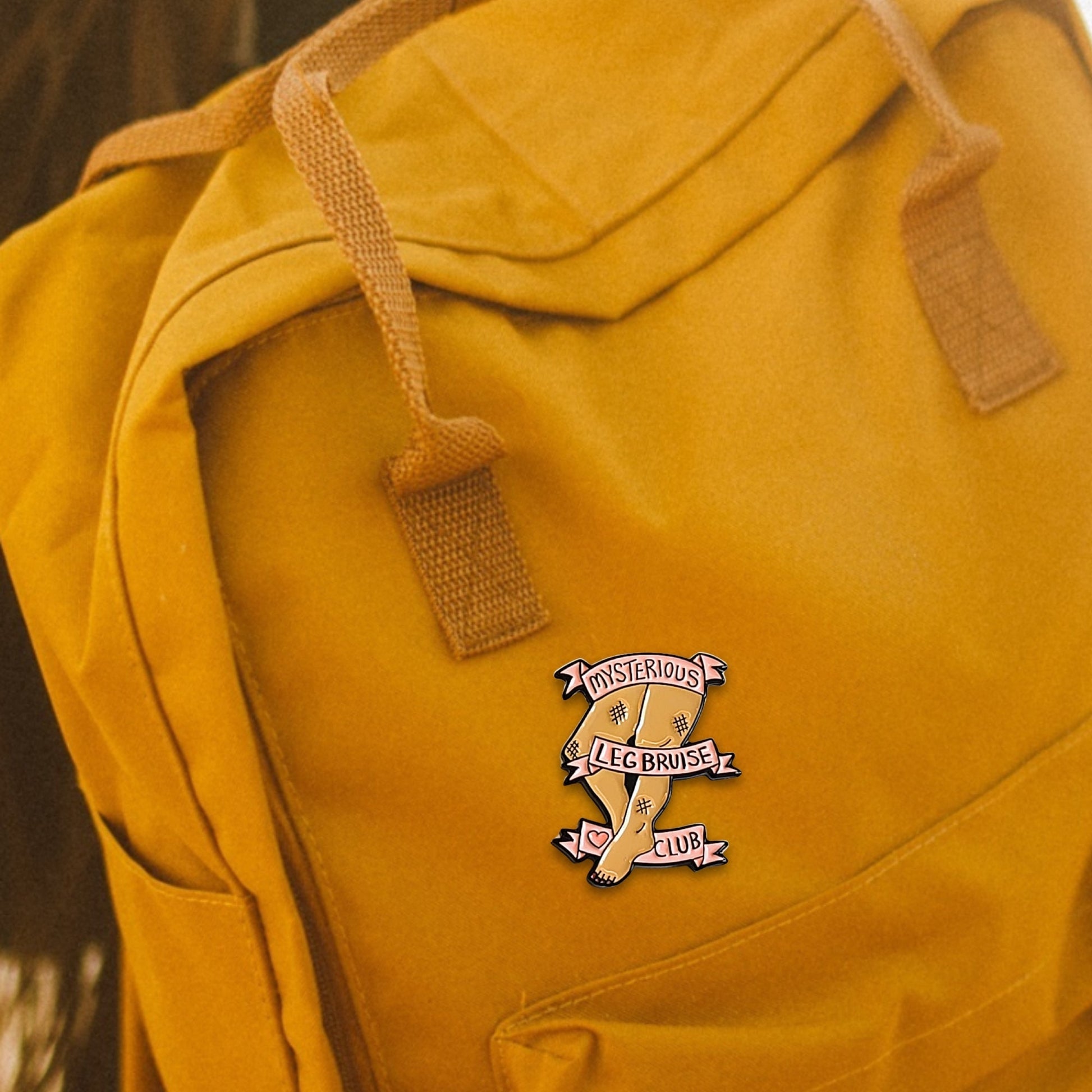 Mysterious Leg Bruise Club | Collectible Pin - Velora