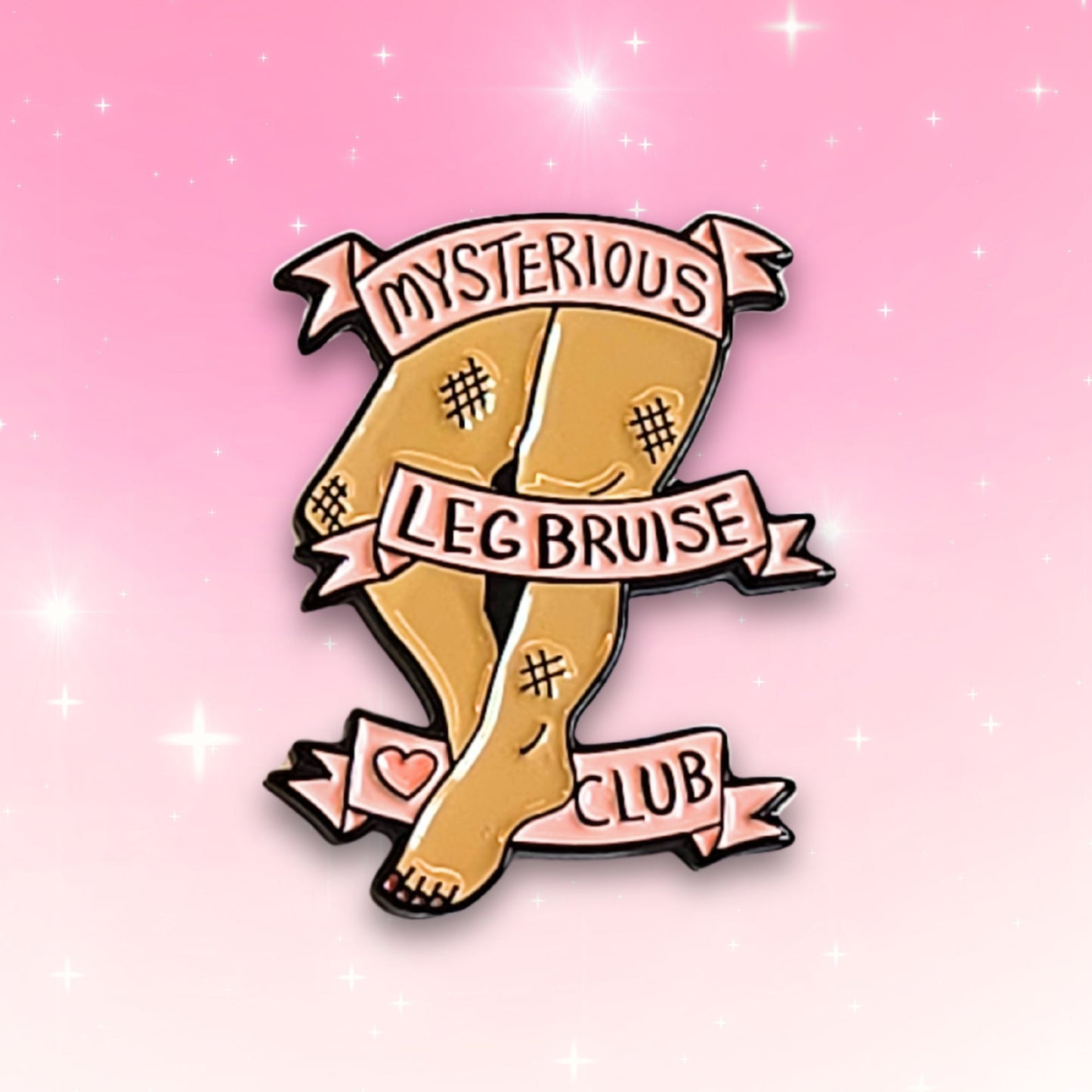 Mysterious Leg Bruise Club | Collectible Pin - Velora