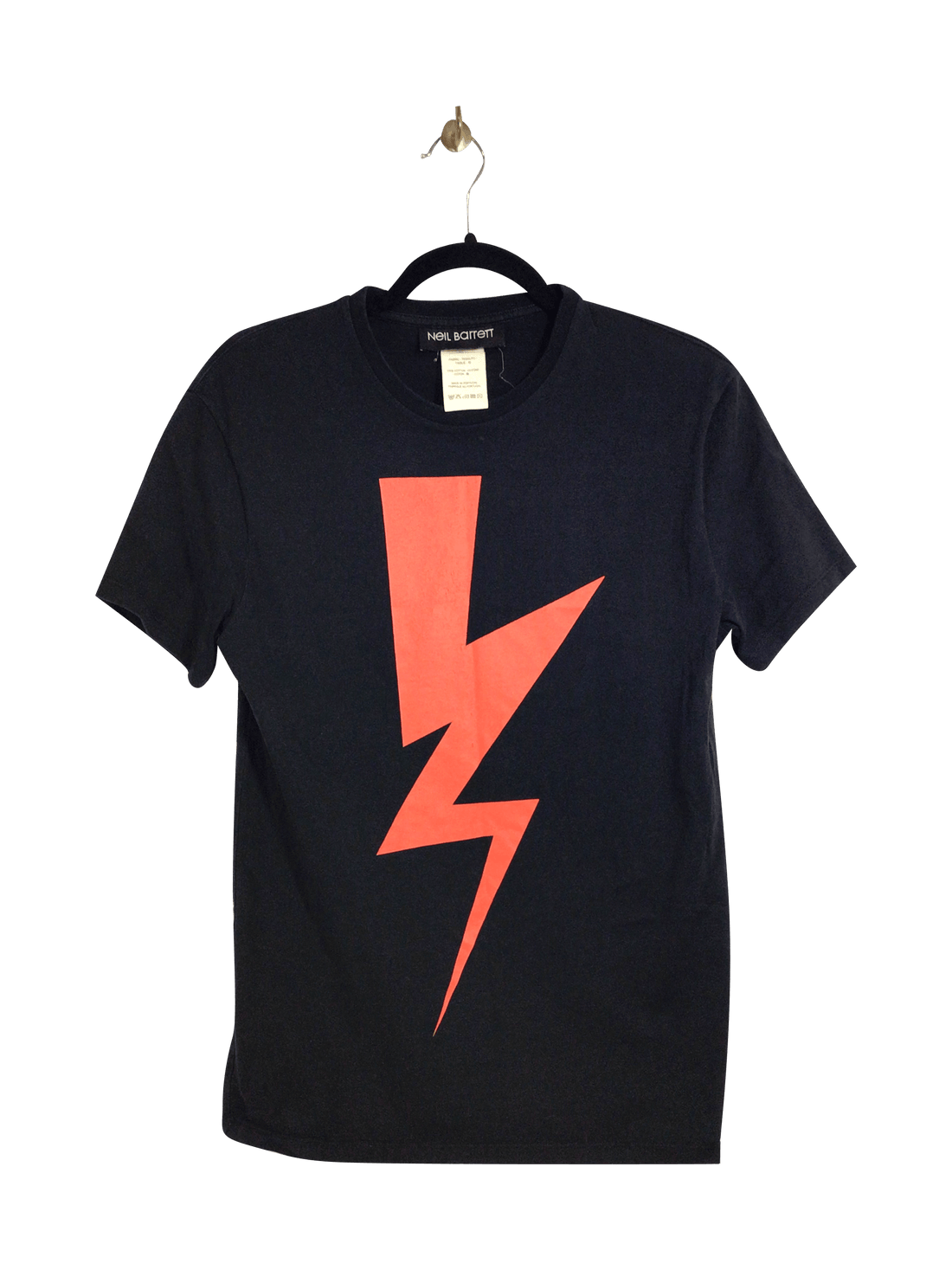 NEIL BARRETT Men T-Shirts Regular fit in Black - XS - Velora Luxury Fashion