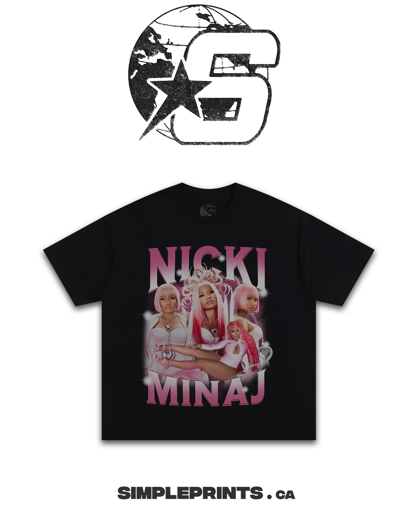 NICKI MINAJ Graphic T-Shirt - Velora Luxury Fashion