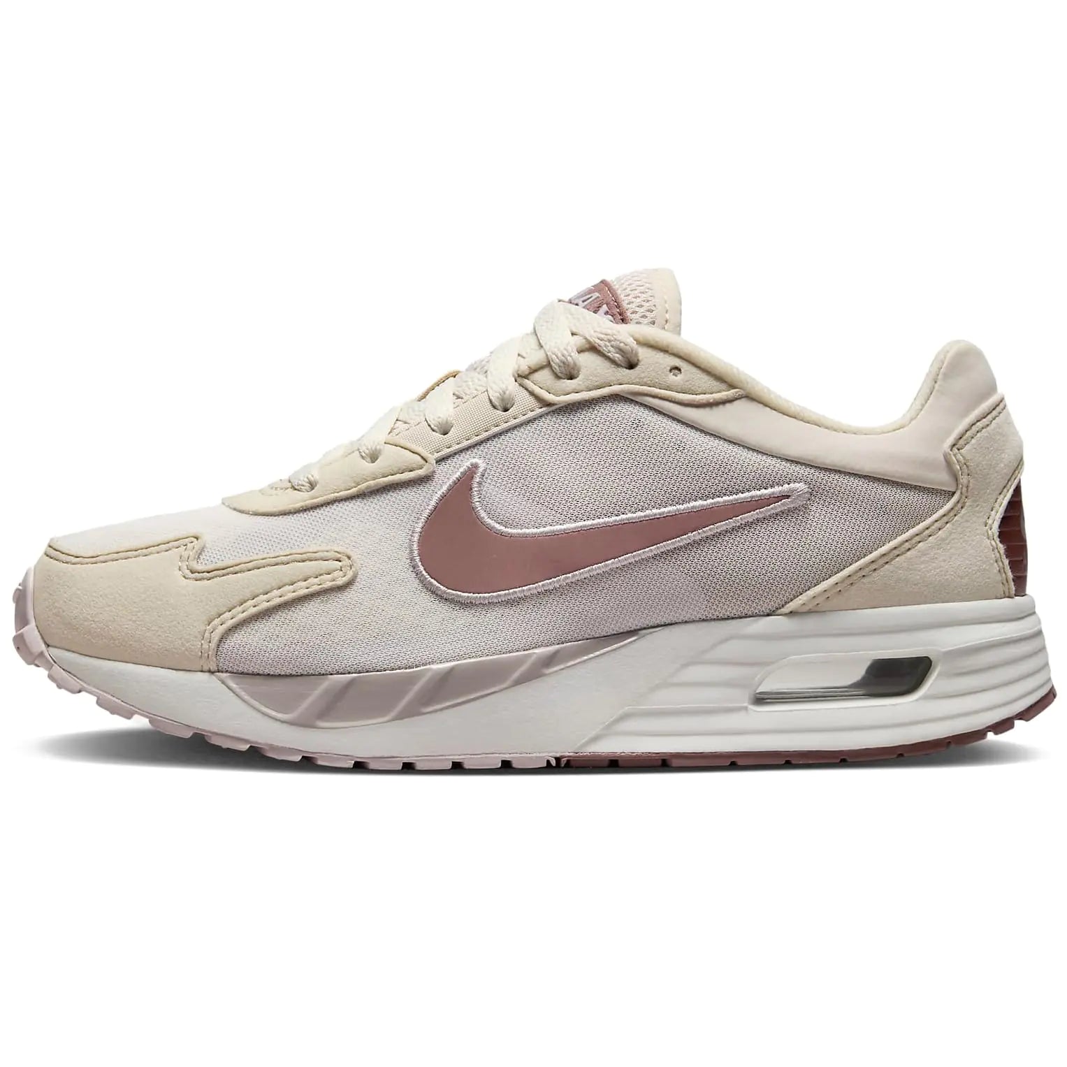 NIKE Air Max Solo Womens Shoes Phantom Smokey Mauve Light Orewood Brown 9 - Velora Luxury Fashion
