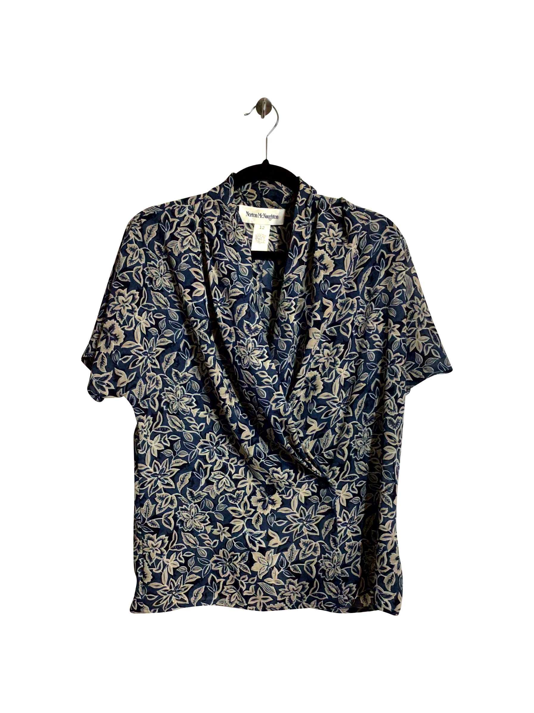 NORTON MCNAUGHTON Regular fit Blouse in Blue - 12 - Velora