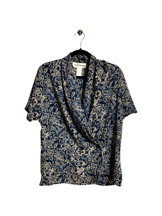 NORTON MCNAUGHTON Regular fit Blouse in Blue - 12 - Velora