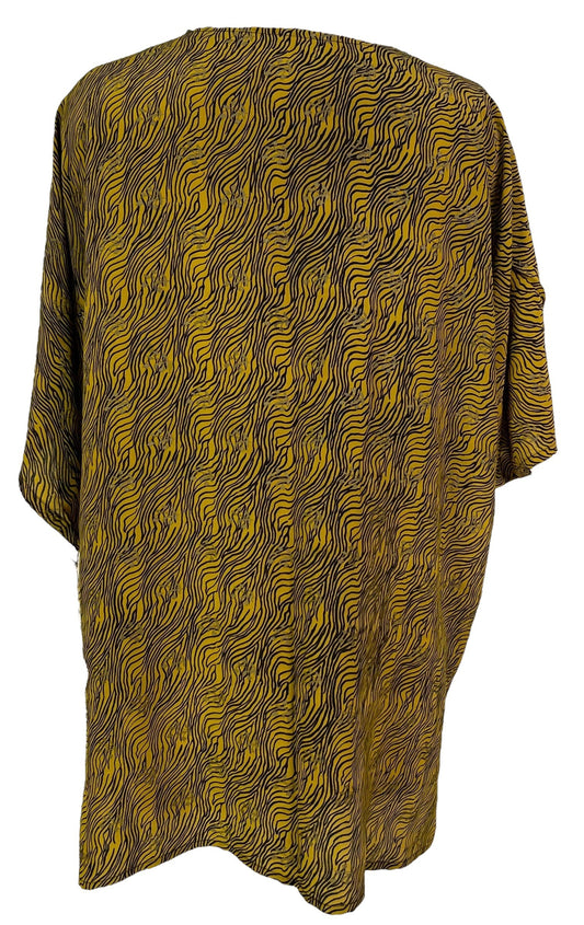 PRC6925 Avatar Pure Silk Kimono-Sleeved Jacket with Belt - Velora