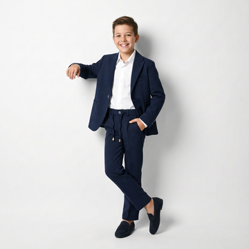 Navy Seal Boys Suit - Velora Luxury Fashion
