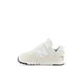 New Balance Baby 574 New-B V1 Hook and Loop Sneaker Nimbus Cloud/White 3.5 Wide US Unisex Infant - Velora Luxury Fashion