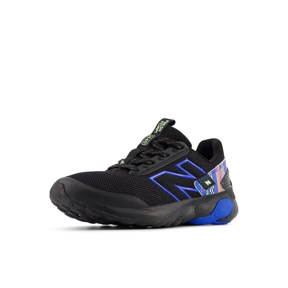 New Balance Kids 1440 V1 Sporty Sneakers Black/Blue - Velora Luxury Fashion