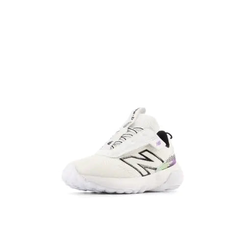 New Balance Kids New-b 1440 V1 Hook & Loop Running Shoe White/Black/Purple Fade 9.5 US Unisex Toddler - Velora Luxury Fashion