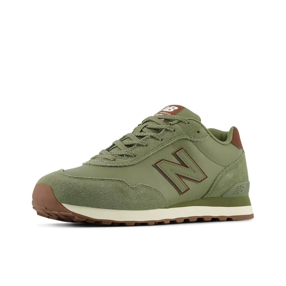 New Balance Mens 515 V3 Sneaker White/Olive 9.5 - Velora Luxury Fashion