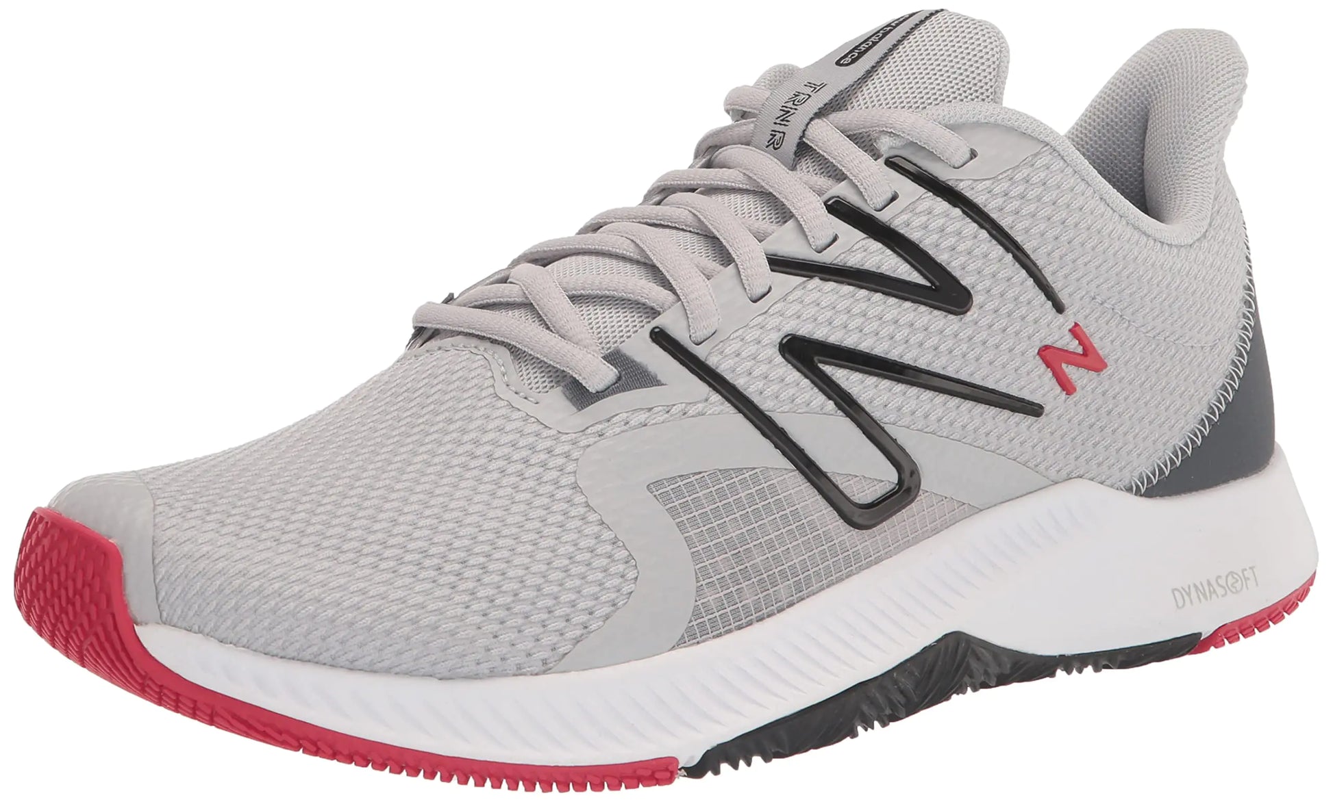 New Balance Mens DynaSoft Trnr V2 Cross Trainer Light Aluminum/Black/Team Red 8.5 X-Wide - Velora Luxury Fashion