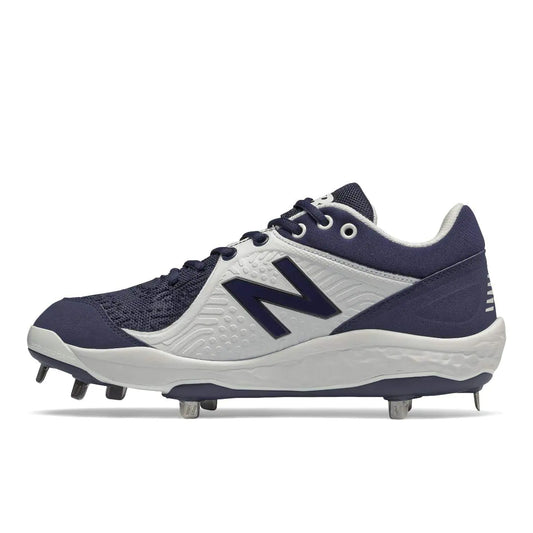 New Balance Mens Fresh Foam 3000 V5 Molded Baseball Shoe Navy/White 12.5 - Velora Luxury Fashion