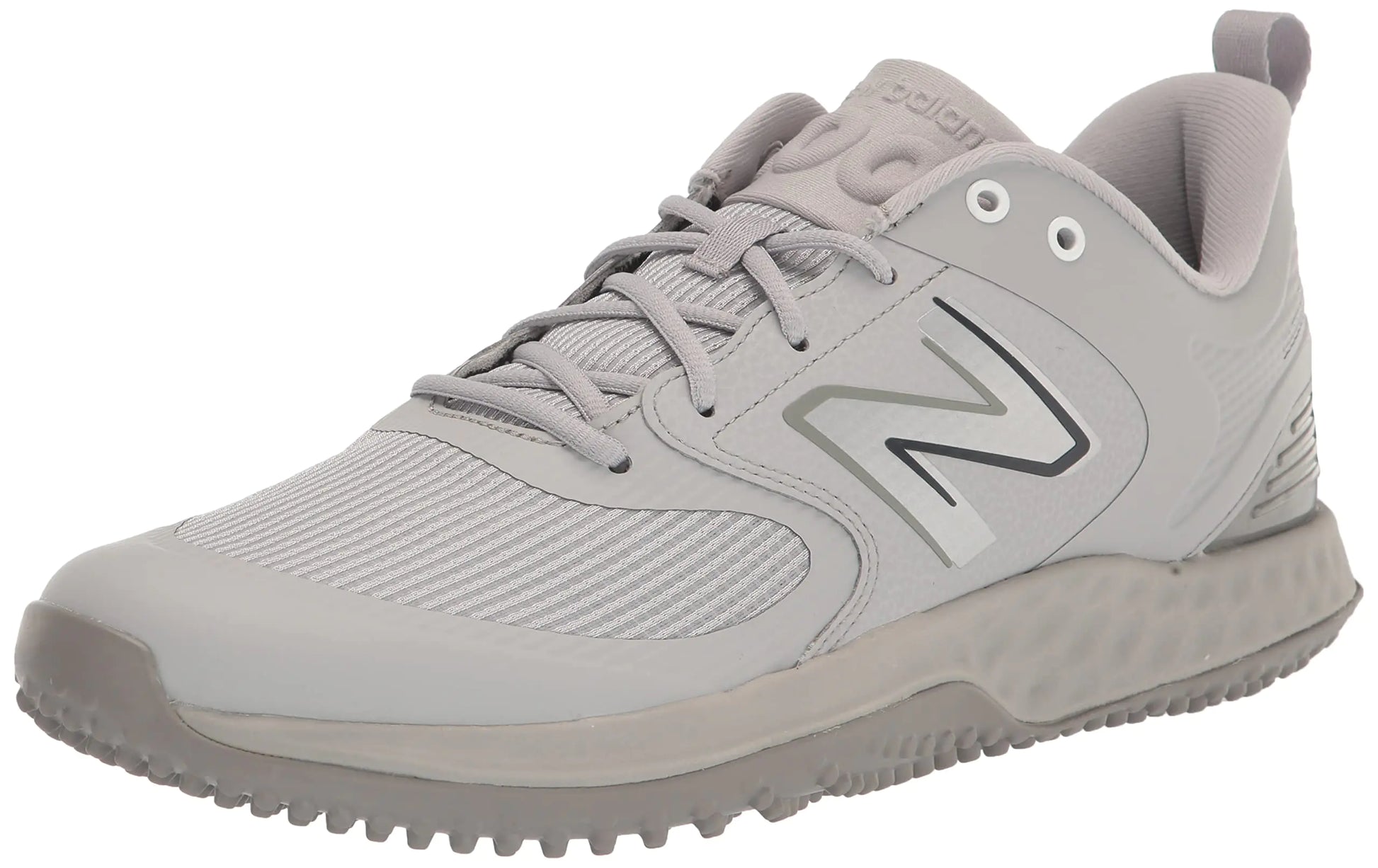 New Balance Mens Fresh Foam 3000 V6 Turf-Trainer Baseball Shoe Grey/White 17 Wide - Velora Luxury Fashion