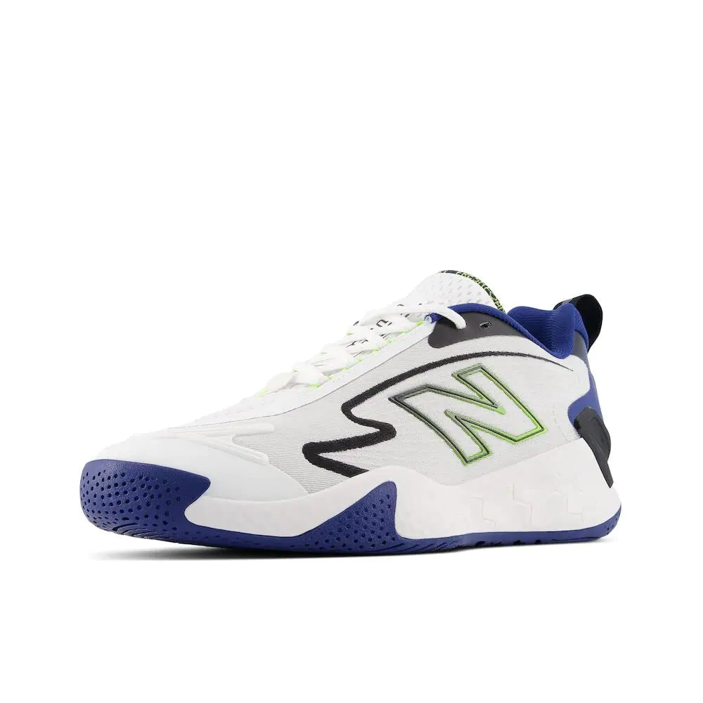 New Balance Mens Fresh Foam X Ct-Rally Tennis Shoe White/Navy 9.5 Wide - Velora Luxury Fashion