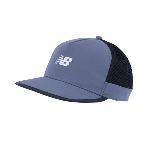 New Balance Mens and Womens Speed Run Trucker Hat One Size Gunmetal - Velora Luxury Fashion