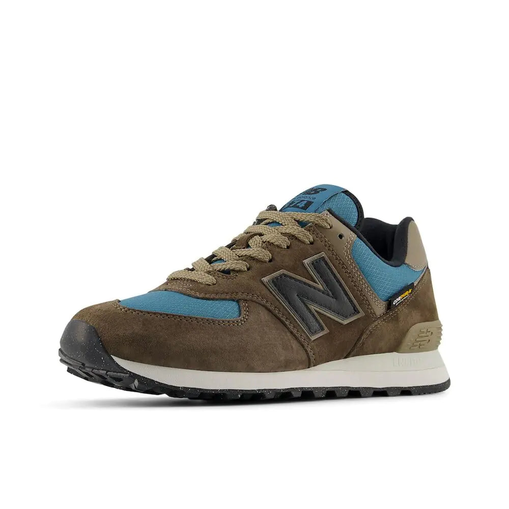 New Balance Unisex 574 V2 Season Sneaker Dark Mushroom/Terrarium/Black 9 US Men - Velora Luxury Fashion