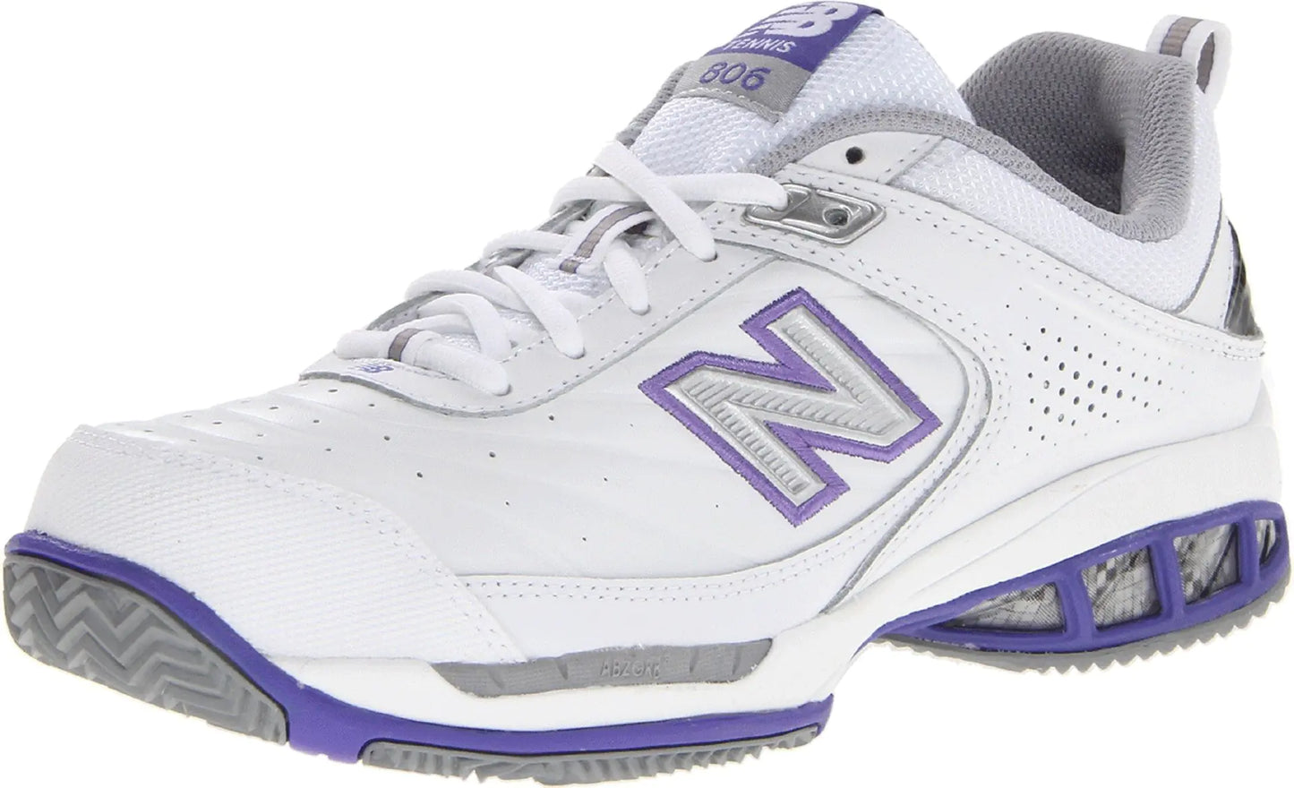 New Balance Women's 806 V1 Court Sneaker White 7.5W - Velora Luxury Fashion