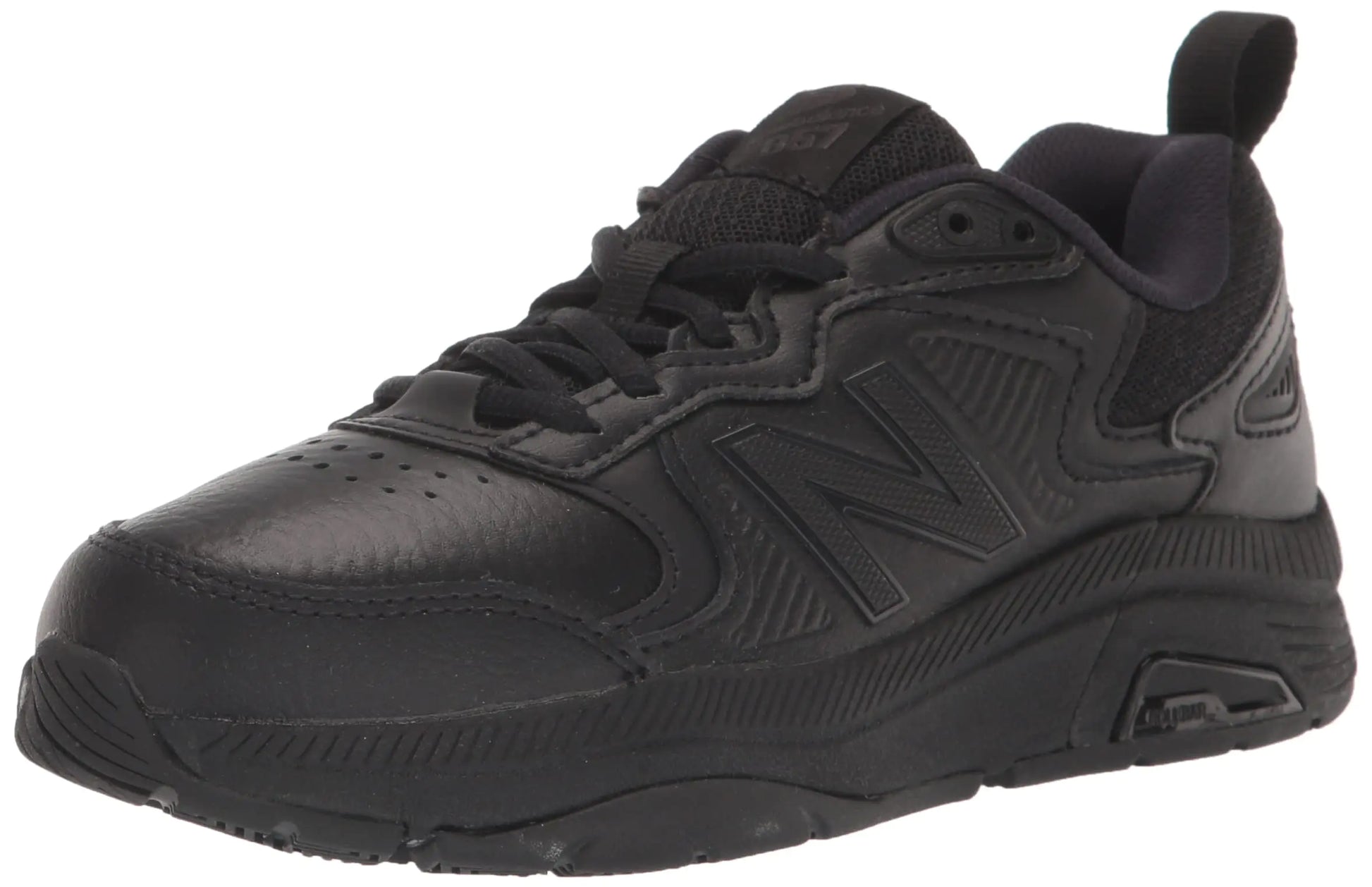 New Balance Womens 857 V3 Casual Comfort Cross Trainer Black/Black 9 - Velora Luxury Fashion