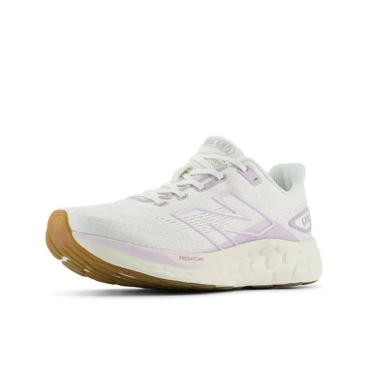 New Balance Womens Fresh Foam 680 V8 Running Shoe Sea Salt/Taro 12 Wide - Velora Luxury Fashion