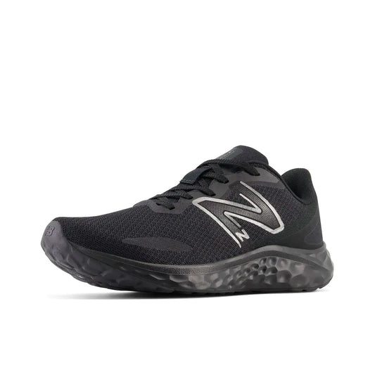 New Balance Womens Fresh Foam Arishi V4 Slip-Resistant Running Shoe Black/Black Metallic/Black 7.5 - Velora Luxury Fashion