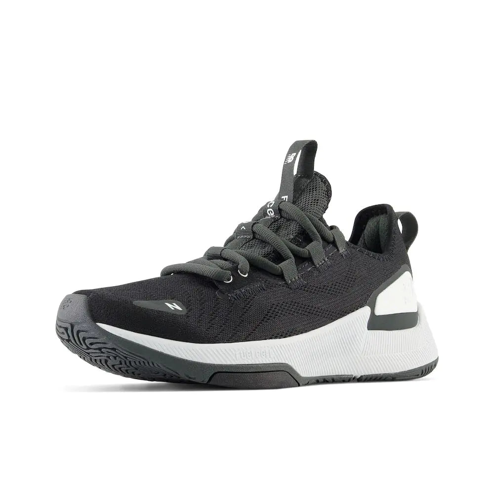New Balance Womens FuelCell 100 V2 Cross Trainer Black/Quartz Grey/Silver Metalic 6 - Velora Luxury Fashion