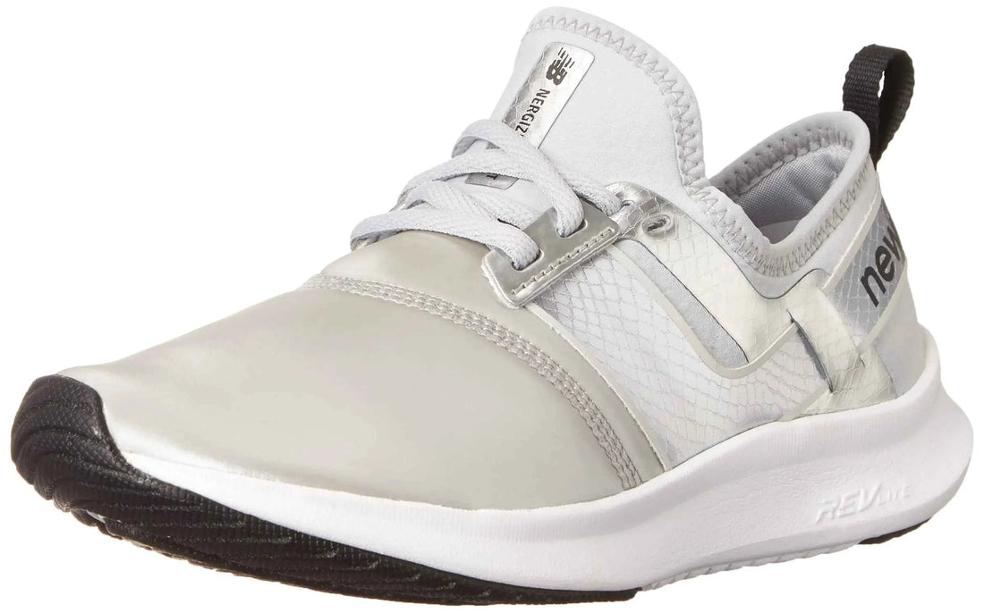 New Balance Womens FuelCore Nergize Sport V1 Sneaker Light Aluminum/Silver Metallic 6 - Velora Luxury Fashion