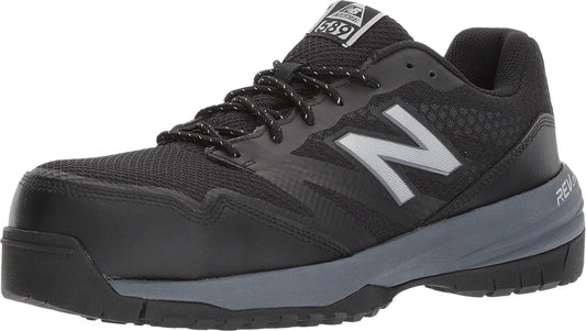 New Balance mens Composite Toe 589 V1 Industrial Shoe Black/Grey 8.5 Wide US - Velora Luxury Fashion